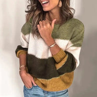 WW | Gestreifter Pullover Für Einen Klassischen Look Für Frauen