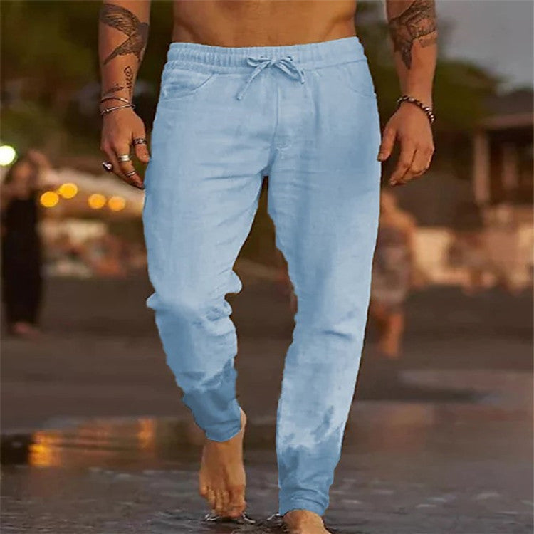 WW | Lässige Leinenhose Für Herren