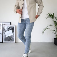 WW | Herrenjacke mit Kragen und Knopfleiste