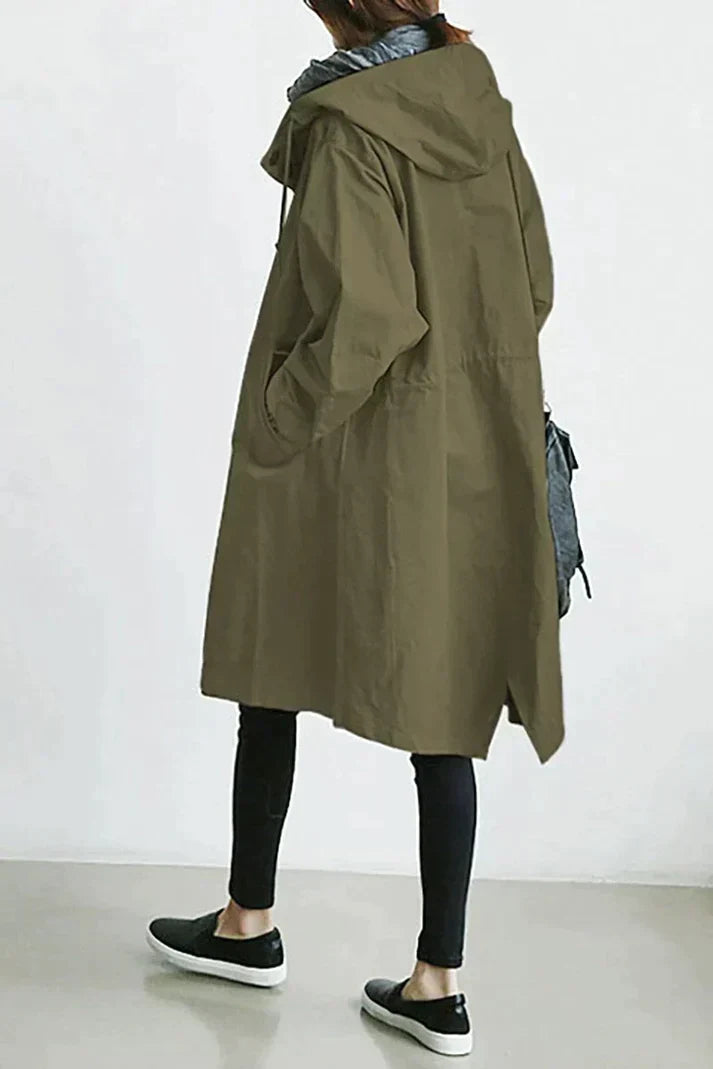 W&W Mode - Damen oversized leichter Trenchcoat für entspannten Chic