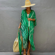 WW | Glamouröse Sonnenschutz Resort Strandkleid Cover Up