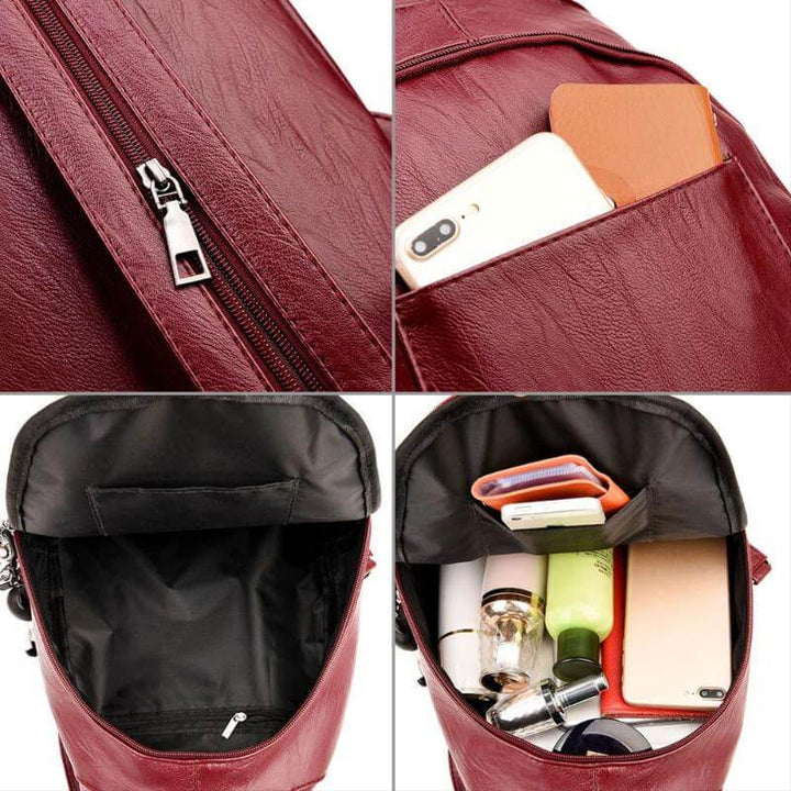 W&W Mode | Leder Rucksack Zeitlose Eleganz Und Praktische Funktionalität