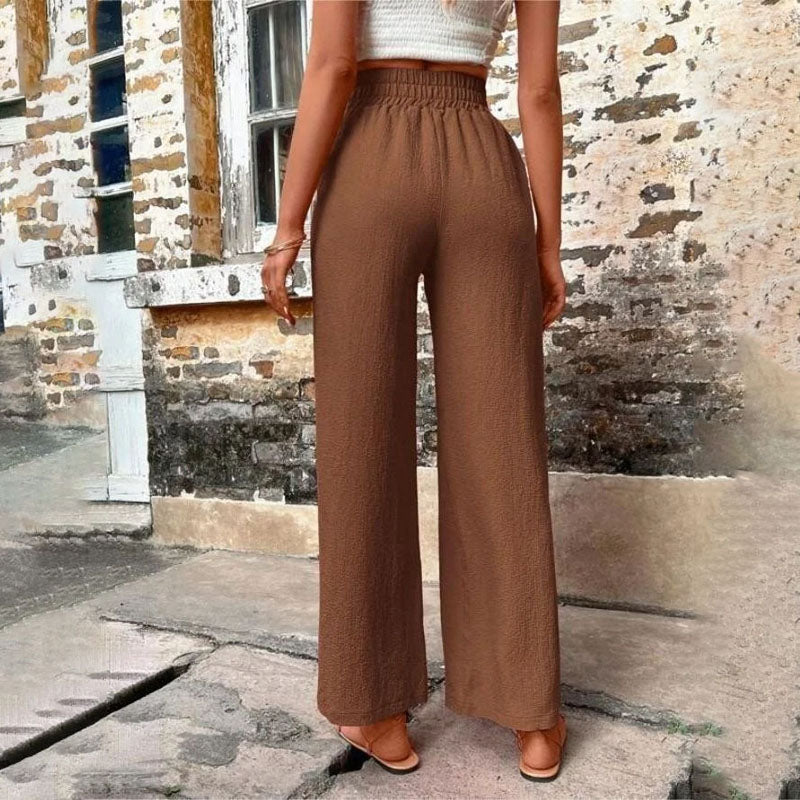 W&W Mode | Farbige Luftige Sommerhosen Damen Mit Weitem Bein Für Frauen