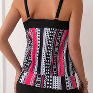 WW | Tankini-Set mit Streifen und Punkten