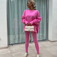 WW | Damenanzug Im Lockeren Stil Mit Langen Ärmeln – Winterset