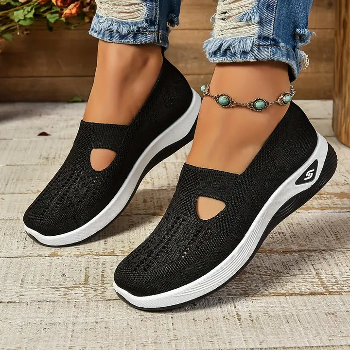 W&W Mode | Atmungsaktive Orthopädische Slip-On Sneakers für Damen