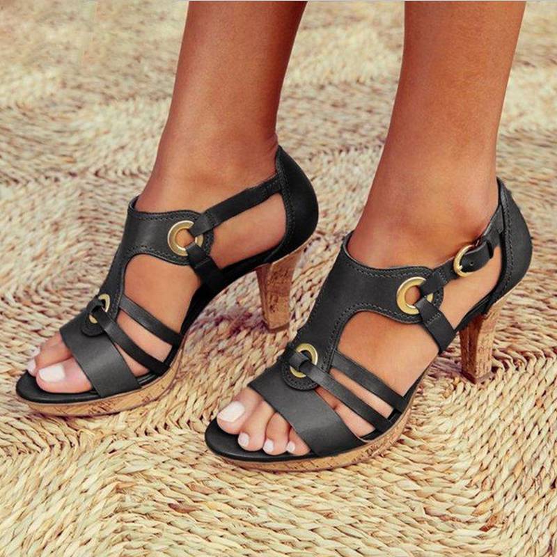 WW | PU-Leder Bohemian Stil Sandale
