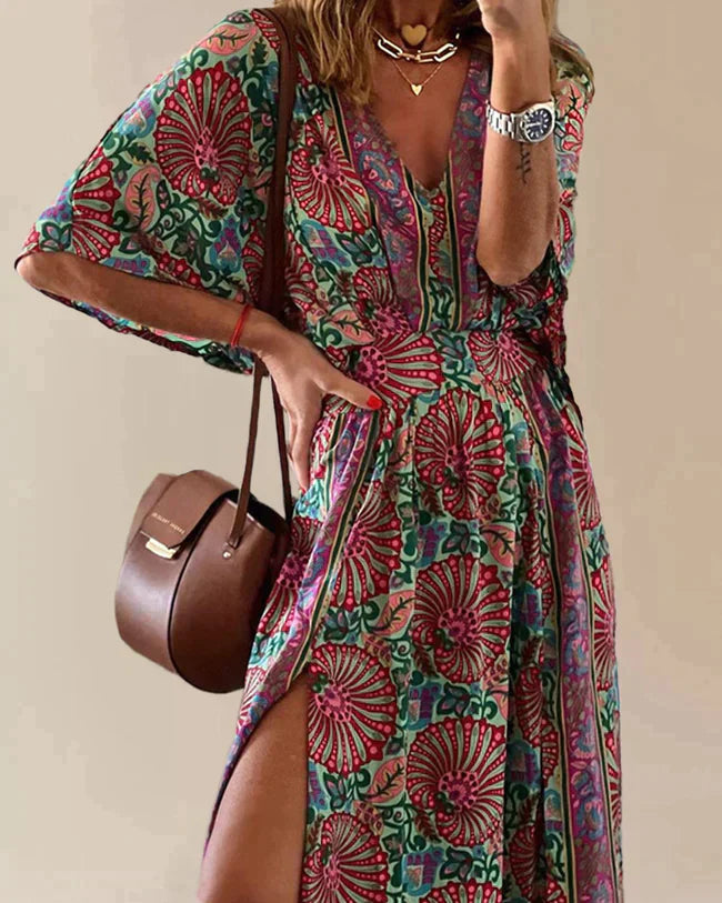 WW | Damen Bohemian-Kleid