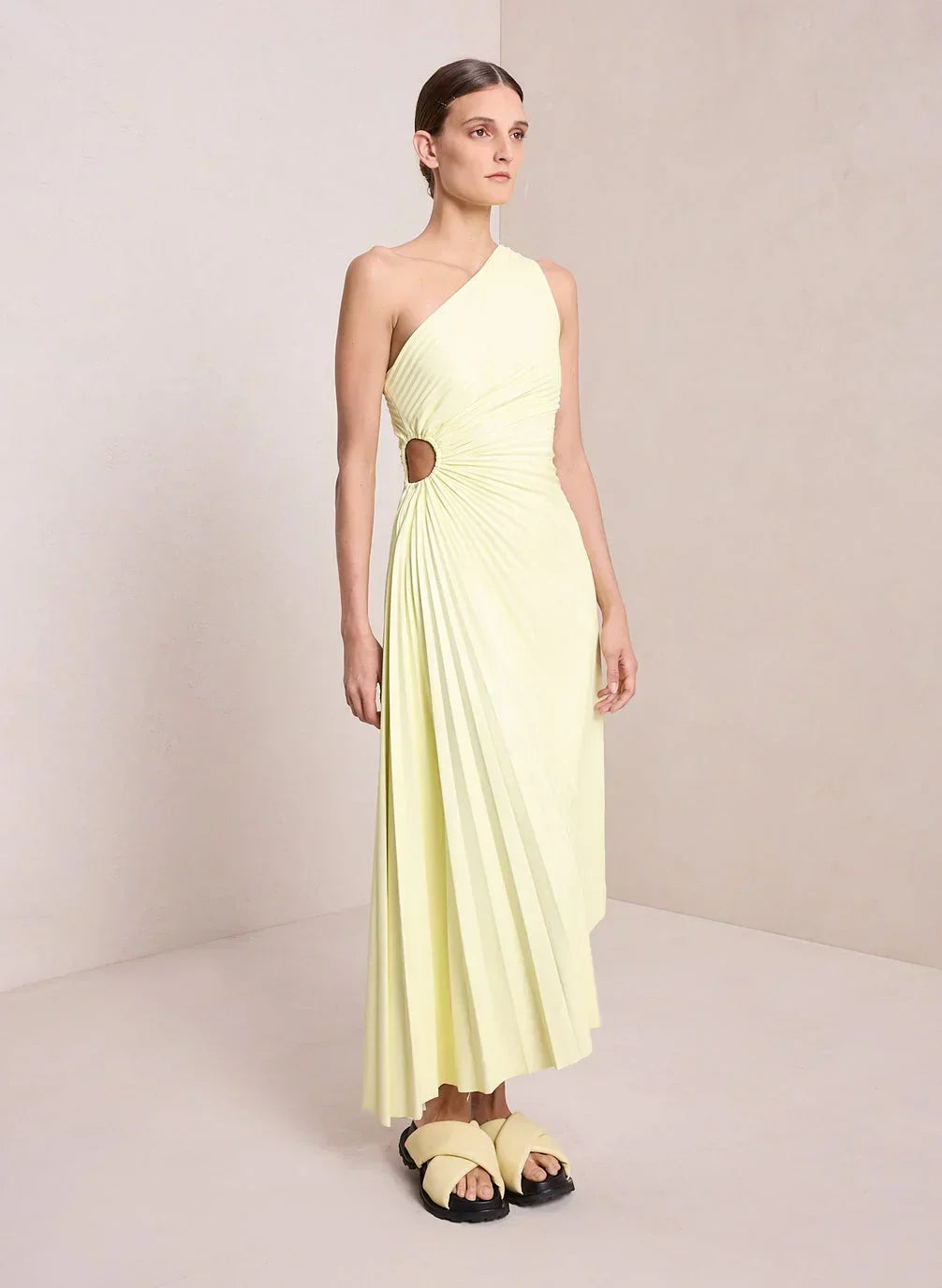 W&W Mode | One Shoulder Maxikleid