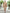 WW | Schal mit Fransen, Metallic-Netz und Fransen