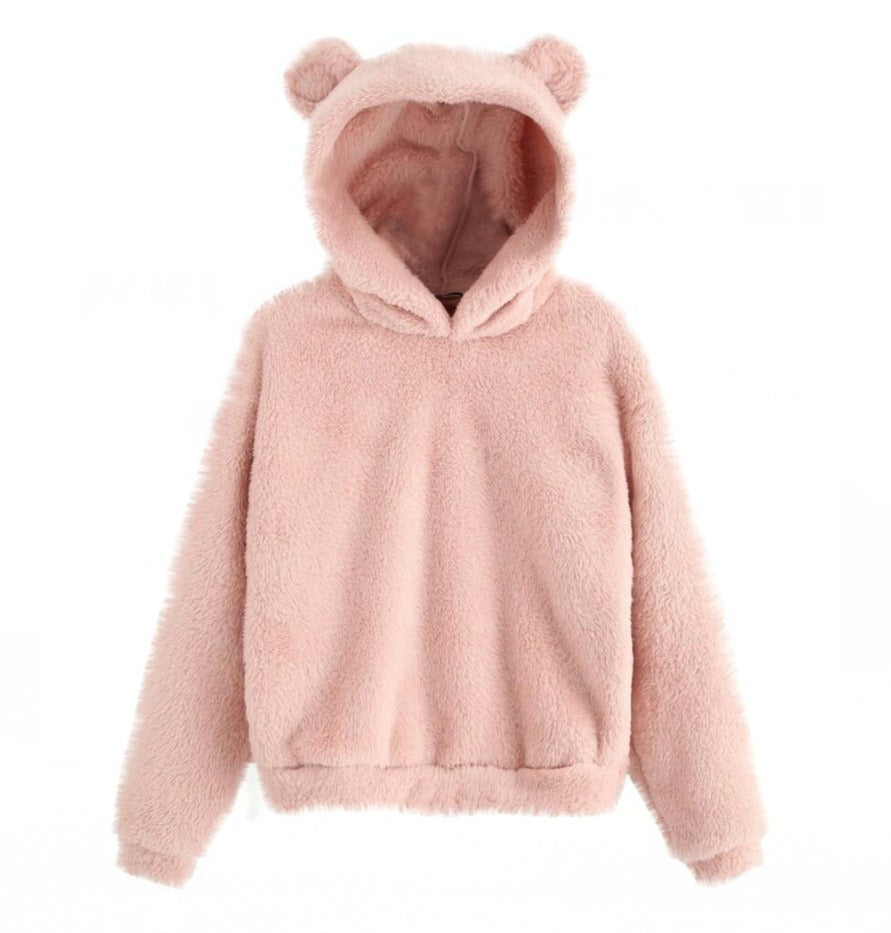 W&W Mode | Warmer Kapuzenpullover Mit Ohren