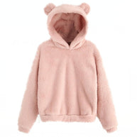 WW | Warmer Kapuzenpullover Mit Ohren