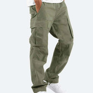 WW | Bequeme Herren Arbeitsbekleidungs Hose Mit Verstellbarem Bund Und Vielen Taschen