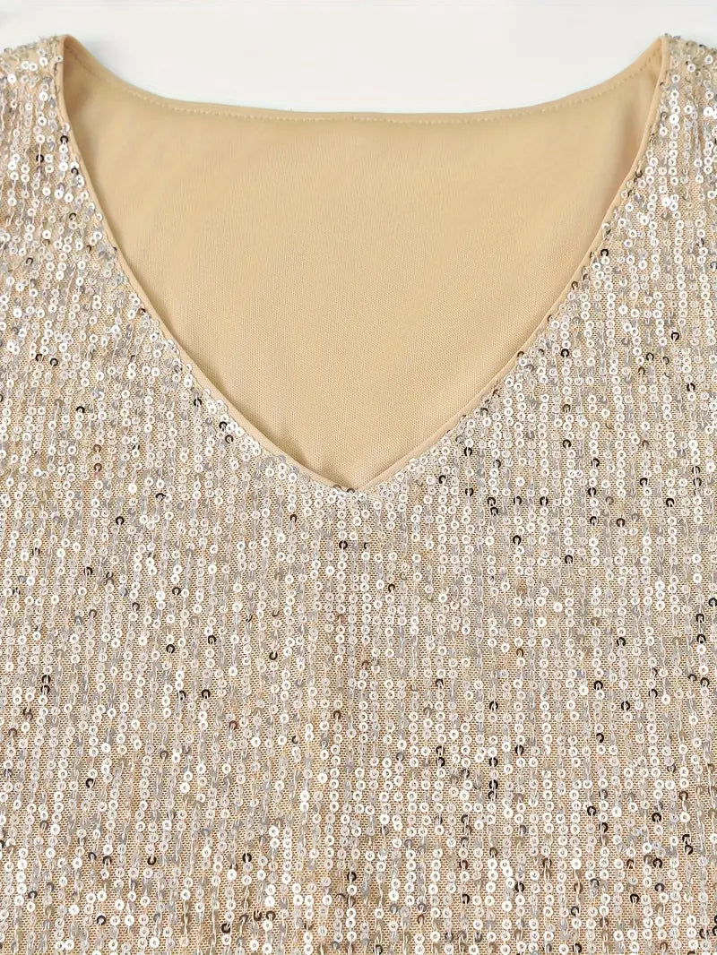 WW | Elegantes Ärmelloses Top mit Pailletten