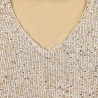 WW | Elegantes Ärmelloses Top mit Pailletten