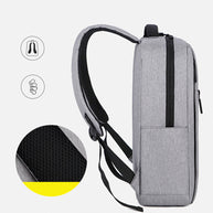 WW | Geschäftlicher Laptop Rucksack Mit Usb Ladeanschluss Und Wasserdicht