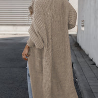 WW Strickcardigan Aus Wolle Mit Taschen Für Damen | Perfekt Für Den Alltag