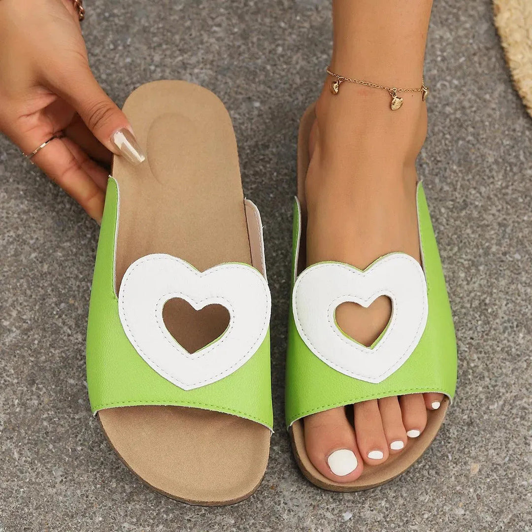 W&W Mode | Sandals Love with Heart Shape Design