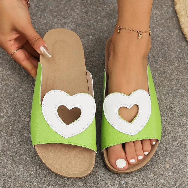 W&W Mode | Sandals Love with Heart Shape Design