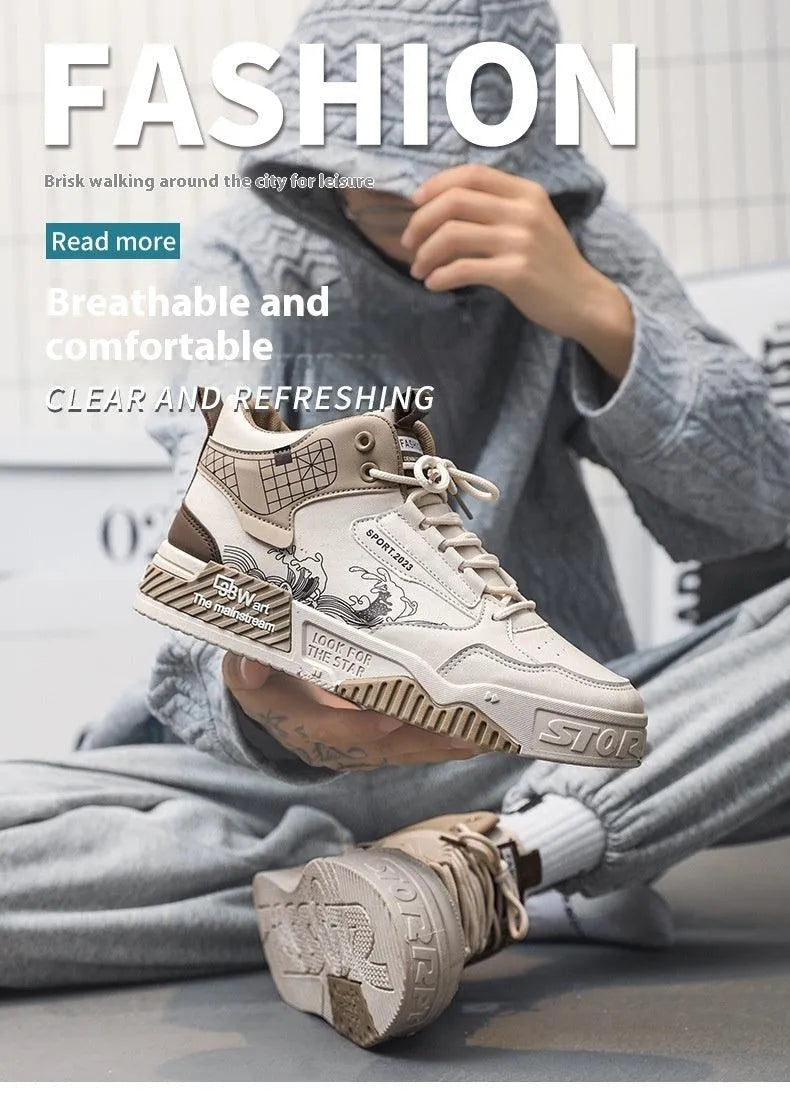 Herren Sneaker mit Mesh-Futter und Gummisohle