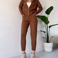 Anja™ - 2-teiliges Set mit Strickjacke und lässigem Jacquard-Pullover