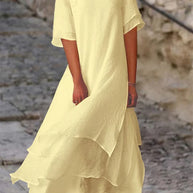 WW | Schicke Eleganz Blockschlitzkleid