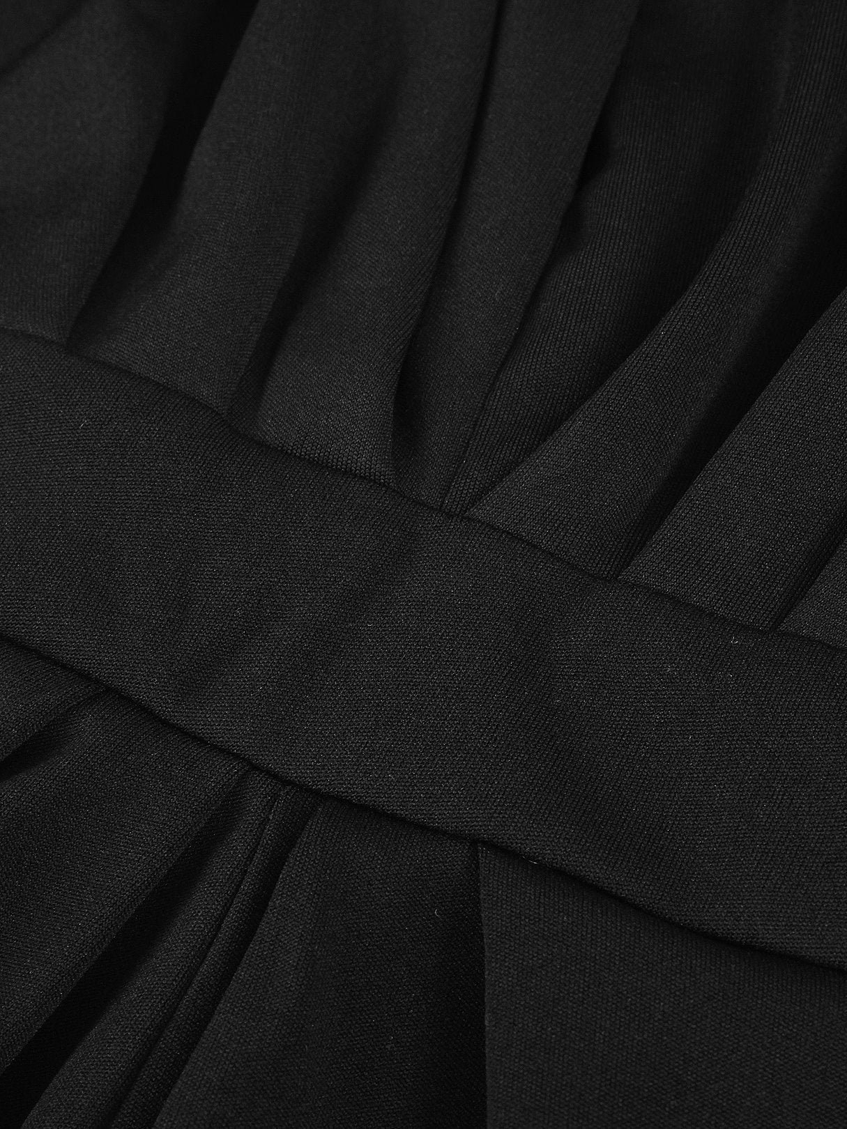 WW | Tiefer V-Ausschnitt Ärmelloser Breiter Bein Jumpsuit