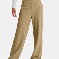 WW | Taille Weite Hose Mit Taschen Elegant Und Komfortabel