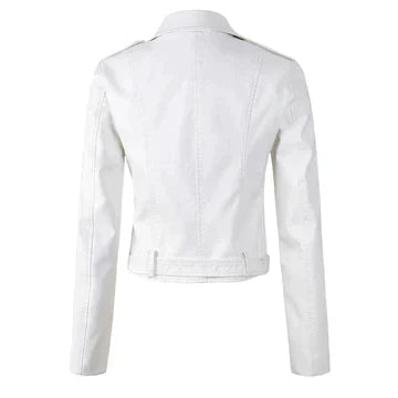 W&W Mode | Elegante Premium Lederjacke für Damen | Luxus und Stil
