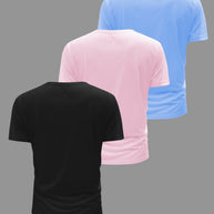 WW | 3 Pack Herren Lässig Kurzarm T-shirts