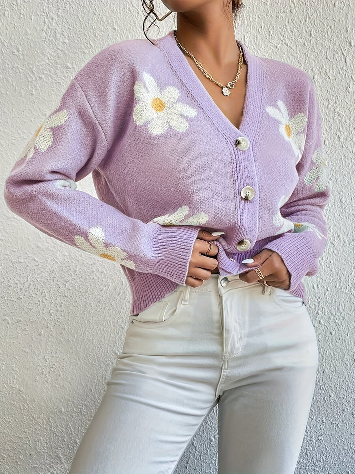 W&W Mode | mit Blumenmuster und langen Ärmeln Für Frauen