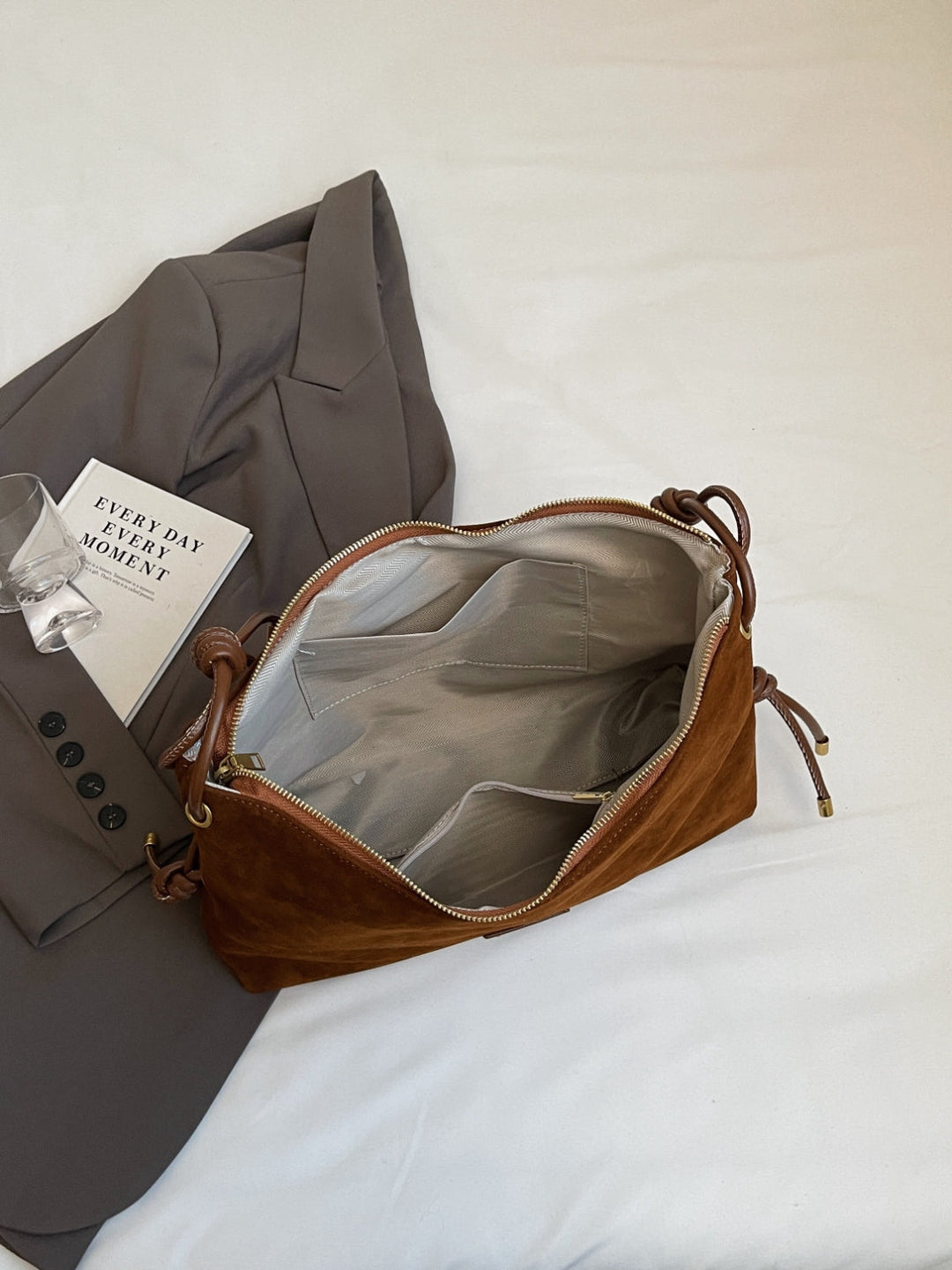 W&W Mode | Handtasche Aus Wildleder