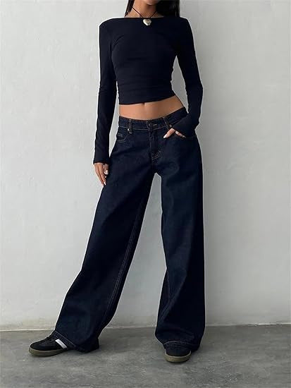 WW | Weite Damenjeans Mit Lässigem Schnitt