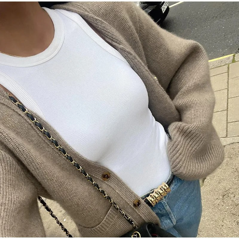 WW | Gestrickte Strickjacke