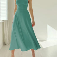 WW | Dickriemen Midi Kleid