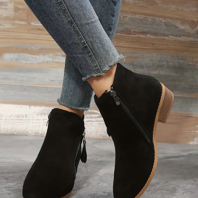 W&W Mode | Stylische Vegan Leder Stiefeletten
