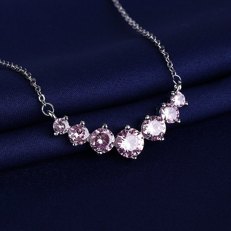 WW | 925 Sterling Moissanit Halskette