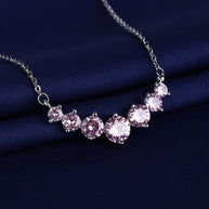 WW | 925 Sterling Moissanit Halskette