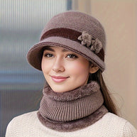 WW | Schickes Winter Stilvolles Gestricktes Set für Frauen