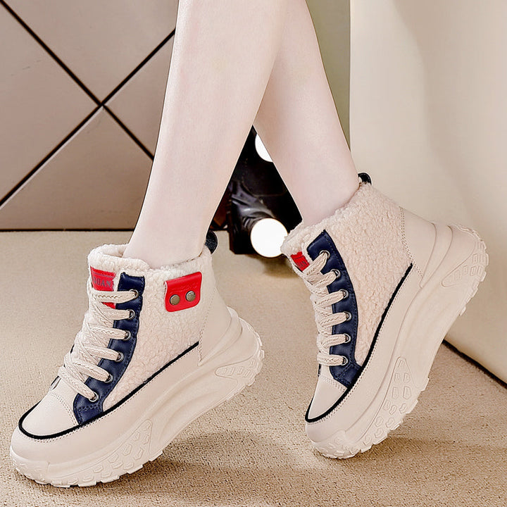 W&W Mode – Wasserdichte Plüsch-Stiefeletten