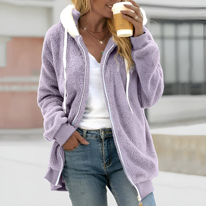 W&W Mode | Bequeme Superweiche Fleecejacke Mit Kapuze