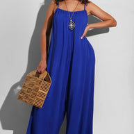 Camisole Overall mit weitem Bein