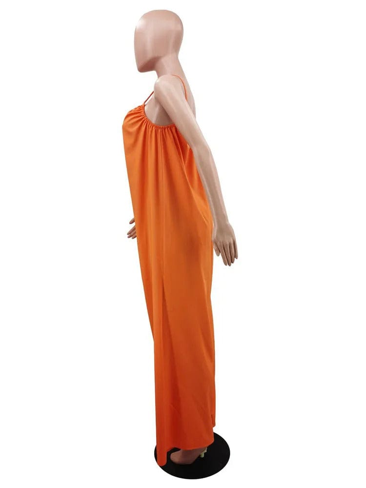Camisole Overall mit weitem Bein