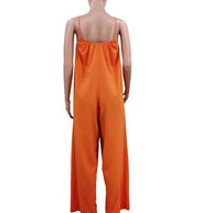 Camisole Overall mit weitem Bein