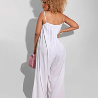Camisole Overall mit weitem Bein