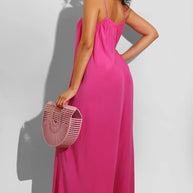 Camisole Overall mit weitem Bein