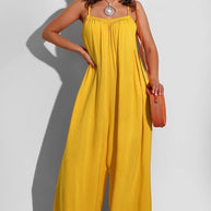 Camisole Overall mit weitem Bein