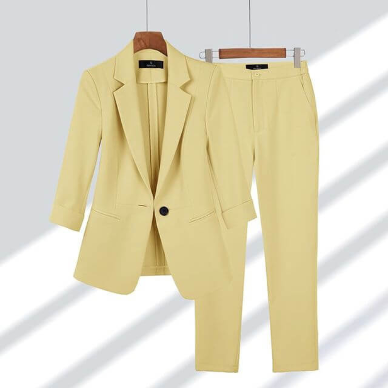 W&W Mode | Damen Anzug Satz Elegante Business Outfit