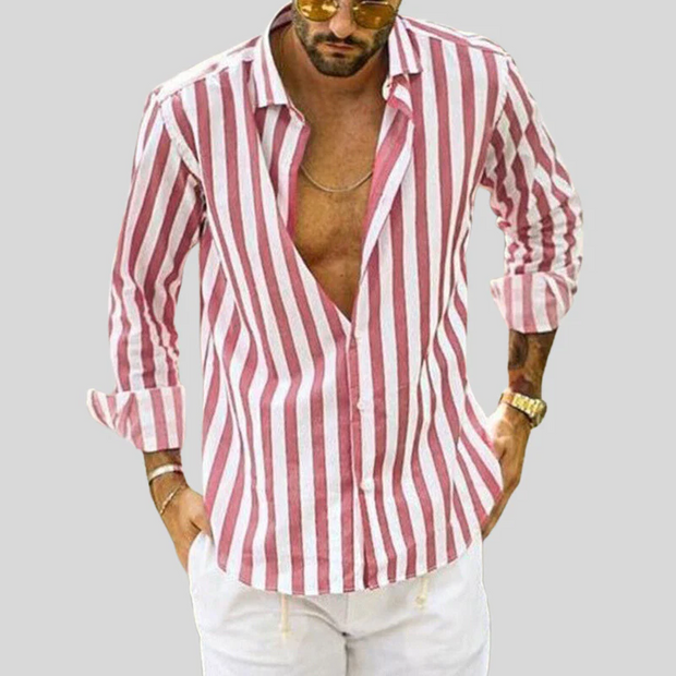 WW | Elegante Gestreifte Sommerbluse