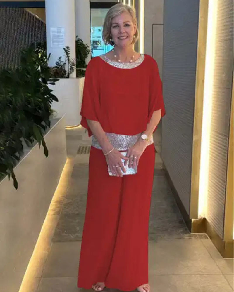 WW | Damen Elegantes Outfit Party Set